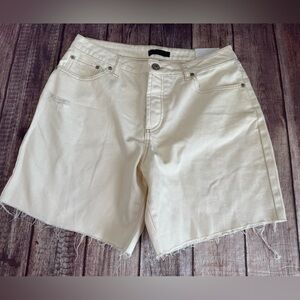 House of Harlow 1960 Short Jean Womens 28 High Rise Mom Bermuda 7in NEW 864